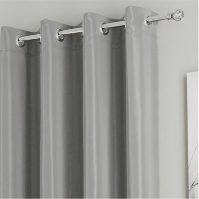 Enhanced Living - Nightfall Curtains - Grey Enhanced Living - Nightfall Curtains - Grey