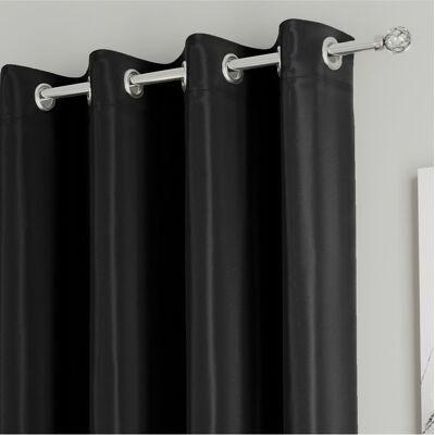 UK Nightfall Blackout Curtains - Thermal Blockout - 168cm x 183cm UK Nightfall Blackout Curtains - Thermal Blockout - 168cm x 183cm