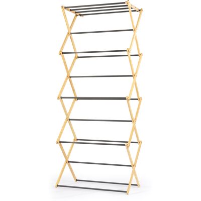 Beldray Bamboo 4 Tier Clothes Airer Natural - Natural Beldray Bamboo 4 Tier Clothes Airer Natural - Natural