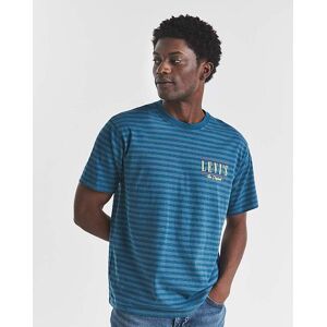 Levis Graphic Stripe T-Shirt - Blue Blue - - Size: L Blue L male Levis Graphic Stripe T-Shirt - Blue Blue - - Size: L Blue L male
