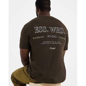 Jack & Jones Urban Edge Graphic T-Shirt Brown - - Size: 5XL(62) Brown 5XL(62) male Jack & Jones Urban Edge Graphic T-Shirt Brown - - Size: 5XL(62) Brown 5XL(62) male