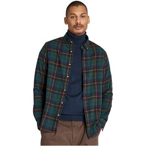 Timberland Mid-Weight Flannel Shirt Green - - Size: L42/44 Green L42/44 male Timberland Mid-Weight Flannel Shirt Green - - Size: L42/44 Green L42/44 male