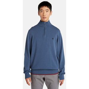 Timberland Williams 1/4 Zip Jumper Blue - - Size: XL45/47 Blue XL45/47 male Timberland Williams 1/4 Zip Jumper Blue - - Size: XL45/47 Blue XL45/47 male