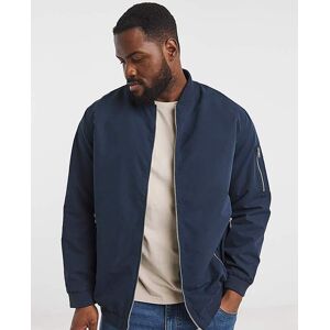 Jack & Jones Rush Bomber Jacket - Navy Navy - - Size: 5XL(62) Navy 5XL(62) male Jack & Jones Rush Bomber Jacket - Navy Navy - - Size: 5XL(62) Navy 5XL(62) male