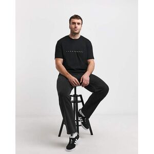 Jack & Jones Star Logo T-Shirt - Black Black - - Size: 4XL(59) Black 4XL(59) male Jack & Jones Star Logo T-Shirt - Black Black - - Size: 4XL(59) Black 4XL(59) male