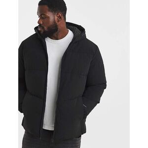 Jack & Jones Global Puffer Coat - Black Black - - Size: 4XL(59) Black 4XL(59) male Jack & Jones Global Puffer Coat - Black Black - - Size: 4XL(59) Black 4XL(59) male