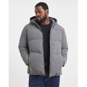 Jack & Jones Global Puffer Coat - Grey Grey - - Size: 3XL(56) Grey 3XL(56) male Jack & Jones Global Puffer Coat - Grey Grey - - Size: 3XL(56) Grey 3XL(56) male