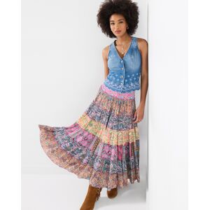 Joe Browns Boho Dreams Tiered Maxi Skirt Multi - - Size: 22 Multi 22 Joe Browns Boho Dreams Tiered Maxi Skirt Multi - - Size: 22 Multi 22