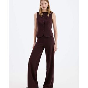 Mango Waistcoat Burgundy - - Size: M Burgundy female Mango Waistcoat Burgundy - - Size: M Burgundy female
