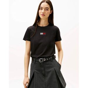 Tommy Jeans Embellished Flag T-Shirt Black - - Size: 4XL Black 4XL female Tommy Jeans Embellished Flag T-Shirt Black - - Size: 4XL Black 4XL female