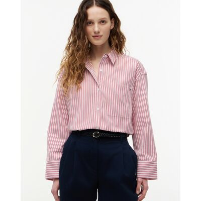 Tommy Hilfiger Modern Long Sleeve Shirt RED Multicolour - - Size: M RED Multicolour M female Tommy Hilfiger Modern Long Sleeve Shirt RED Multicolour - - Size: M RED Multicolour M female
