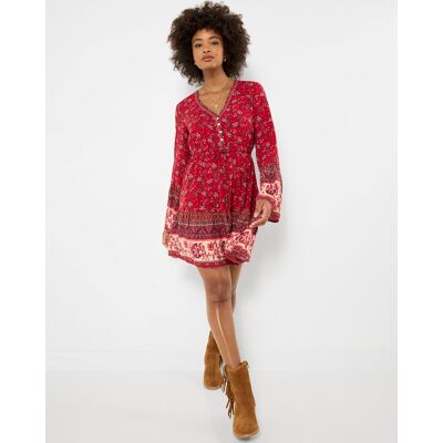 Joe Browns Boho Vibes Tunic Dress RED Multicolour - - Size: 16 RED Multicolour 16 female Joe Browns Boho Vibes Tunic Dress RED Multicolour - - Size: 16 RED Multicolour 16 female