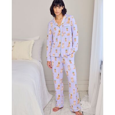 Chelsea Peers Classic Long Button Up Set Lilac - - Size: 28 Lilac 28 female Chelsea Peers Classic Long Button Up Set Lilac - - Size: 28 Lilac 28 female