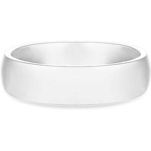 Simply Silver Wedding Band Sized Ring Silver - - Size: M Silver M Simply Silver Wedding Band Sized Ring Silver - - Size: M Silver M