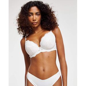 Ann Summers Sexy Lace Plunge Bra White White - - Size: 36G White Ann Summers Sexy Lace Plunge Bra White White - - Size: 36G White