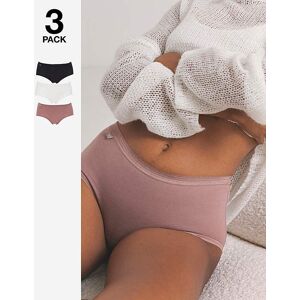 Sloggi 3Pk Basic Midi Knicker Cocoa Mult Cocoa Multi - - Size: 18 Cocoa Multi Sloggi 3Pk Basic Midi Knicker Cocoa Mult Cocoa Multi - - Size: 18 Cocoa Multi