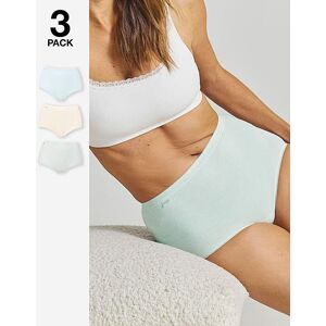 Sloggi 3Pk Basic Maxi Briefs Mint Multi Mint Multi-Coloured - - Size: 12 Mint Multi-Coloured Sloggi 3Pk Basic Maxi Briefs Mint Multi Mint Multi-Coloured - - Size: 12 Mint Multi-Coloured