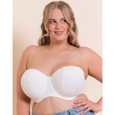 Curvy Kate Luxe Strapless Bra Pearl Ivory - - Size: 32DD Pearl Ivory 32DD Curvy Kate Luxe Strapless Bra Pearl Ivory - - Size: 32DD Pearl Ivory 32DD