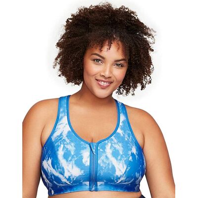 Glamorise Sport Bra with Front Zipper - Sports Bra Glamorise Sport Bra with Front Zipper - Sports Bra