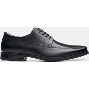 Clarks Howard Over Leather Shoe - Black Black - - Size: 11 Black 11 male Clarks Howard Over Leather Shoe - Black Black - - Size: 11 Black 11 male