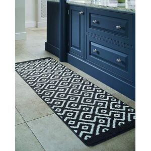 Origins Geo Stain Resistant Cosy Runner Charcoal - - Size: 65X150 Charcoal 65X150 Origins Geo Stain Resistant Cosy Runner Charcoal - - Size: 65X150 Charcoal 65X150