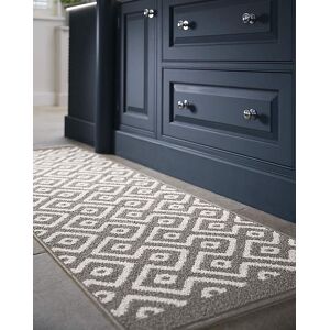 Origins Geo Stain Resistant Cosy Runner Silver - - Size: 65X150 Silver 65X150 Origins Geo Stain Resistant Cosy Runner Silver - - Size: 65X150 Silver 65X150