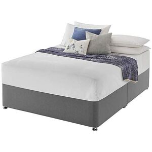 Silentnight Fabric Divan Base Only Grey - - Size: KINGSIZE Grey KINGSIZE Silentnight Fabric Divan Base Only Grey - - Size: KINGSIZE Grey KINGSIZE