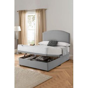 Silentnight Fabric Half Ottoman Base Grey - - Size: S KING Grey S KING Silentnight Fabric Half Ottoman Base Grey - - Size: S KING Grey S KING