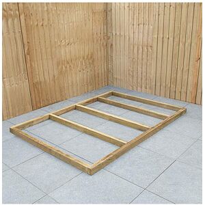 Forest 7x5 Wooden Shed Base - Forest 7x5 Wooden Shed Base -