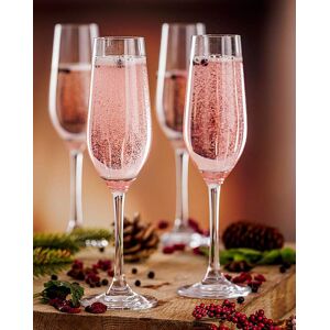 Ravenhead Kings Set of 4 Flute Glasses - Ravenhead Kings Set of 4 Flute Glasses -