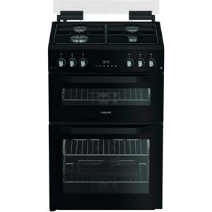 Hotpoint HTG6GDCB1 Twin Cooker - Black Black - Black Hotpoint HTG6GDCB1 Twin Cooker - Black Black - Black