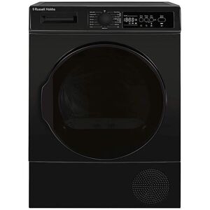 Russell Athletic 12 Series 8kg HP Dryer Black - Black Russell Athletic 12 Series 8kg HP Dryer Black - Black