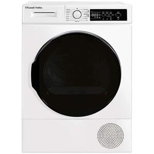 Russell Athletic 12 Series 9kg HP Dryer White - White Russell Athletic 12 Series 9kg HP Dryer White - White