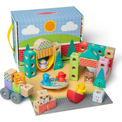 Melissa & Doug Blockables Town Play Set - Melissa & Doug Blockables Town Play Set -