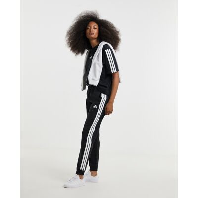 Adidas 3 Stripes Cuffed Joggers Black/white S Female Adidas 3 Stripes Cuffed Joggers Black/white S Female