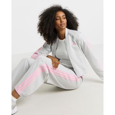 Adidas Tracksuit Grey/pink 2xl Female Adidas Tracksuit Grey/pink 2xl Female