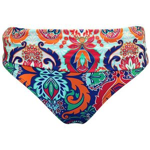 Pour Moi? Venice Beach Foldover Brief Navy/aqua 14 Female Pour Moi? Venice Beach Foldover Brief Navy/aqua 14 Female