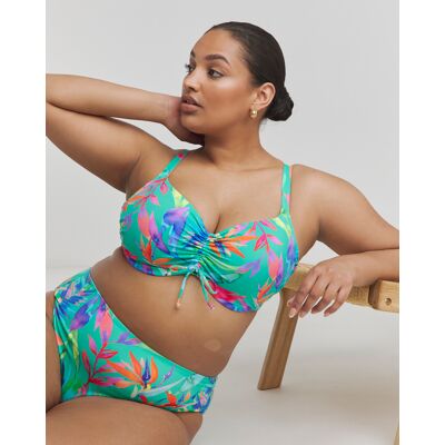 Elomi Toyama Tides Adjustable Bikini Top Jade 36f Female Elomi Toyama Tides Adjustable Bikini Top Jade 36f Female