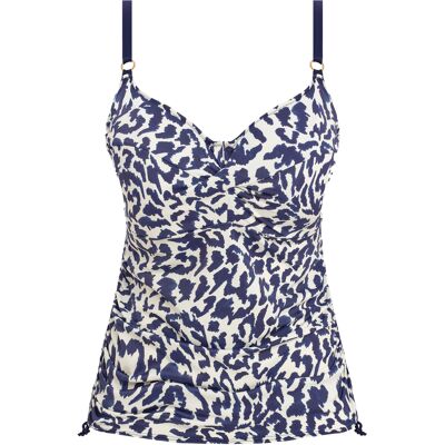 Fantasie Hope Bay Twist Tankini Top French Navy 32ff Female Fantasie Hope Bay Twist Tankini Top French Navy 32ff Female