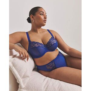 Elomi Zarla High Leg Knicker Sapphire Sapphire 3xl Female Elomi Zarla High Leg Knicker Sapphire Sapphire 3xl Female