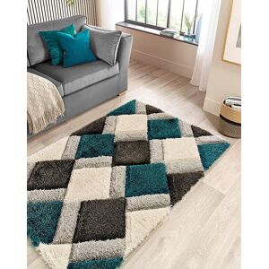 Origins Geo Shaggy Cosy Rug Emerald 120x170 Female Origins Geo Shaggy Cosy Rug Emerald 120x170 Female