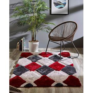 Origins Geo Shaggy Cosy Rug Red 120x170 Female Origins Geo Shaggy Cosy Rug Red 120x170 Female