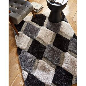 Origins Geo Shaggy Cosy Rug Grey 60x110 Female Origins Geo Shaggy Cosy Rug Grey 60x110 Female