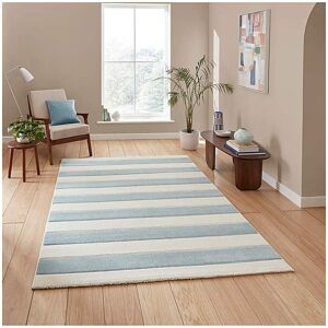 Catherine Lansfield Cove Stripe Rug Blue 80x150 Female Catherine Lansfield Cove Stripe Rug Blue 80x150 Female
