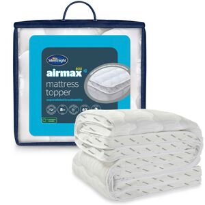 Silentnight Airmax 8cm Mattress Topper White Single Female Silentnight Airmax 8cm Mattress Topper White Single Female