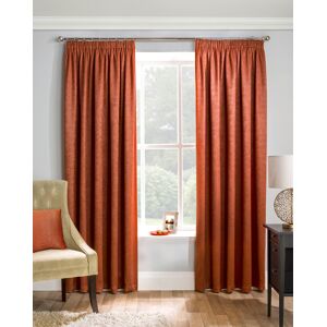 Enhanced Living Matrix Pencil Pleat Thermal Curtain Orange 167 X 183cm Female Enhanced Living Matrix Pencil Pleat Thermal Curtain Orange 167 X 183cm Female