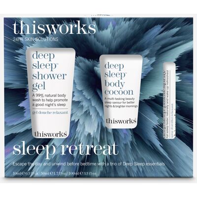 This Works Sleep Retreat Gift Set - Travel Size Kit with Deep Sleep Pillow Spray and Shower This Works Sleep Retreat Gift Set - Travel Size Kit with Deep Sleep Pillow Spray and Shower