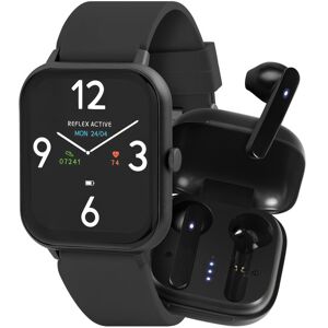 Reflex Active Series 17 Black Smart Watch + Earbud Set Black Female Reflex Active Series 17 Black Smart Watch + Earbud Set Black Female