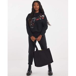 Religion Present Crew Neck Top Black 24 Female