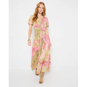 Joe Browns Jb Prettiest Patchwork Print Dress Pink Multi-Coloured 10 Female Joe Browns Jb Prettiest Patchwork Print Dress Pink Multi-Coloured 10 Female